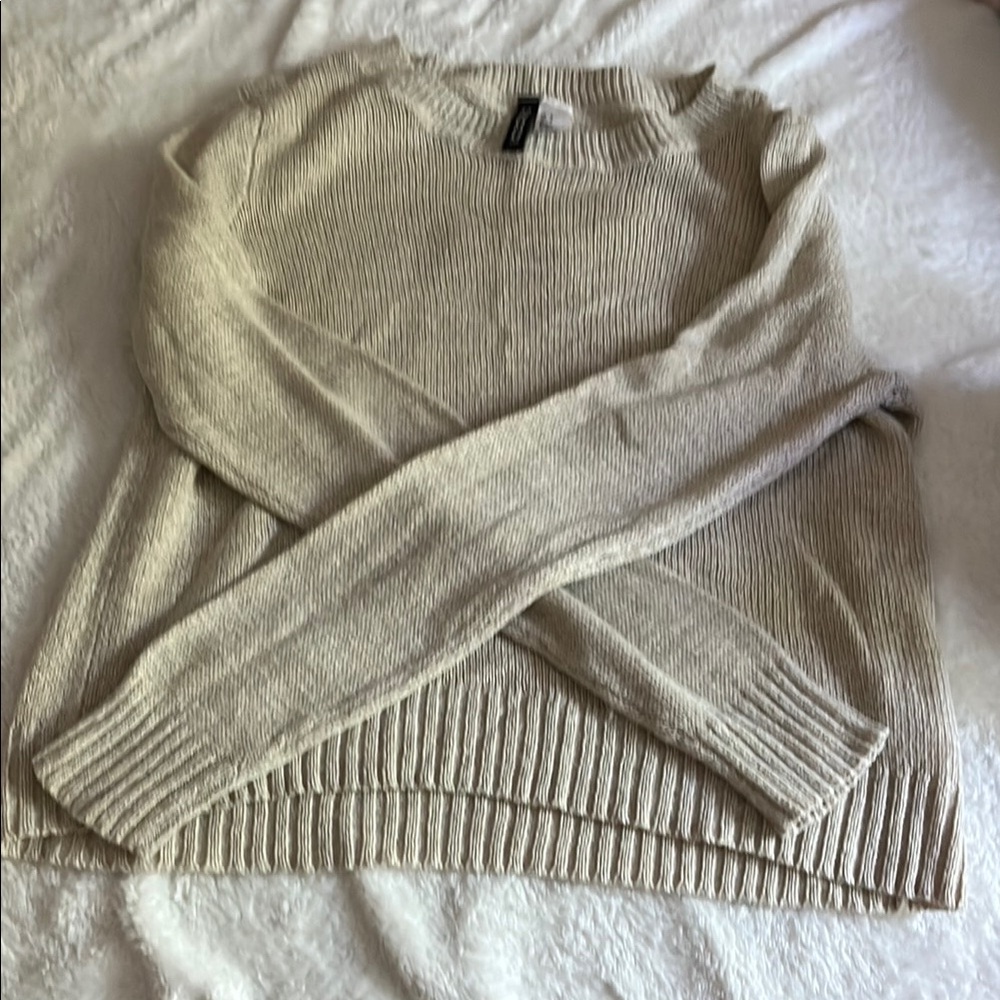 Divided/Forever 21 Light Tan Long Sleeve